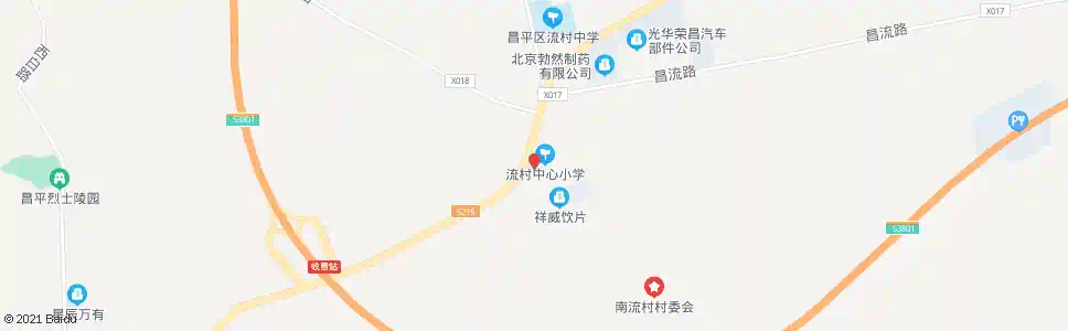 北京流村南_公交站地图_北京公交_妙搜公交查询2025
