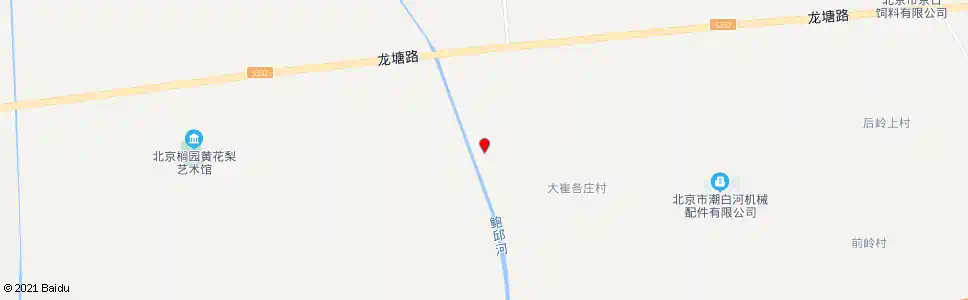 北京大崔各庄_公交站地图_北京公交_妙搜公交查询2025