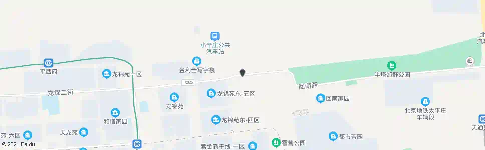 北京小辛庄东_公交站地图_北京公交_妙搜公交查询2025