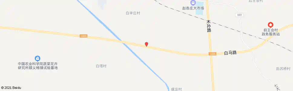 北京白塔东_公交站地图_北京公交_妙搜公交查询2025