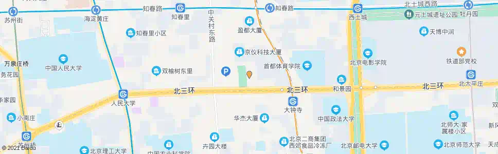 北京大钟寺东_公交站地图_北京公交_妙搜公交查询2025