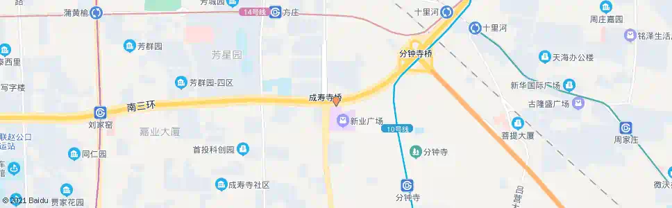 北京分钟寺桥西_公交站地图_北京公交_妙搜公交查询2025