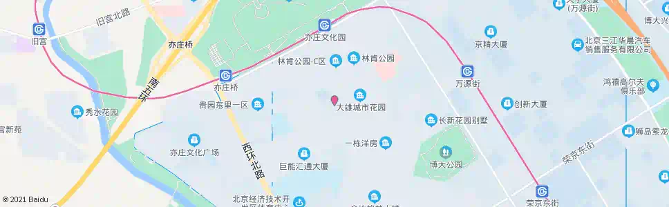 北京天华西路_公交站地图_北京公交_妙搜公交查询2025