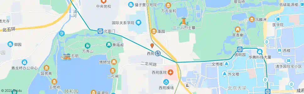 北京北苑路口西_公交站地图_北京公交_妙搜公交查询2025