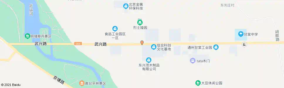 北京小甘棠村_公交站地图_北京公交_妙搜公交查询2025