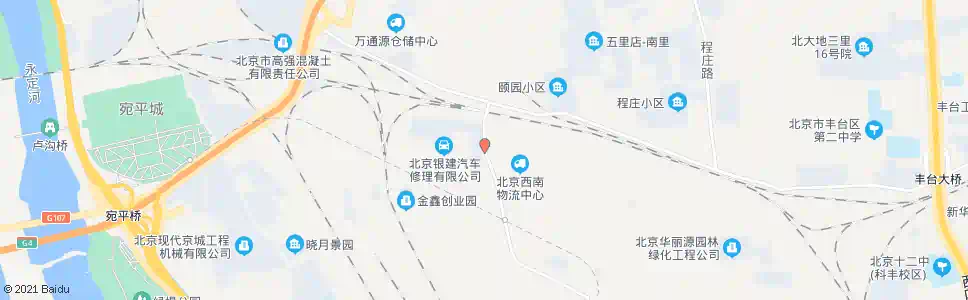 北京西洪泰庄_公交站地图_北京公交_妙搜公交查询2025