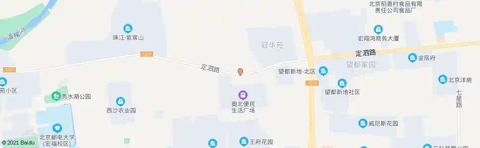 北京西沙各庄东_公交站地图_北京公交_妙搜公交查询2025