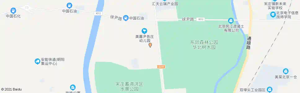 北京尹各庄_公交站地图_北京公交_妙搜公交查询2025
