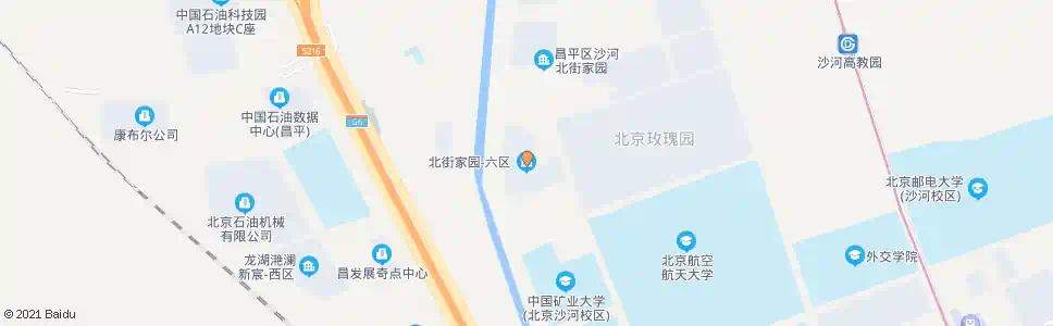 北京北街家园六区_公交站地图_北京公交_妙搜公交查询2025