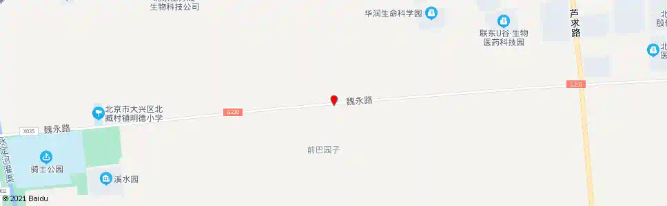 北京巴园子_公交站地图_北京公交_妙搜公交查询2025
