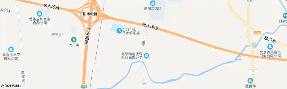 北京西王路_公交站地图_北京公交_妙搜公交查询2025