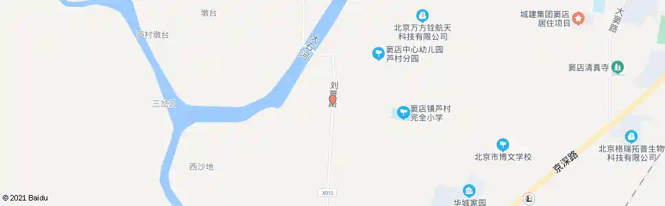 北京芦村南站_公交站地图_北京公交_妙搜公交查询2025