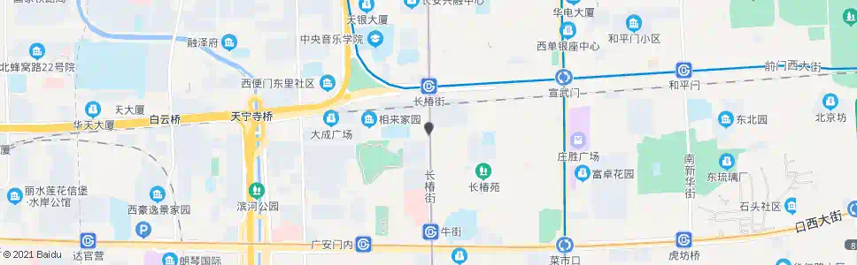 北京槐柏树街东口_公交站地图_北京公交_妙搜公交查询2025