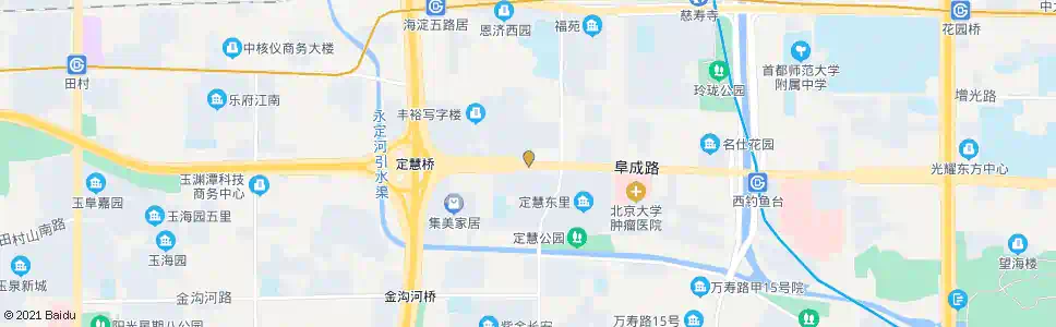 北京定慧寺西_公交站地图_北京公交_妙搜公交查询2025