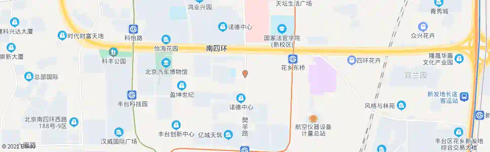 北京花乡桥南_公交站地图_北京公交_妙搜公交查询2025