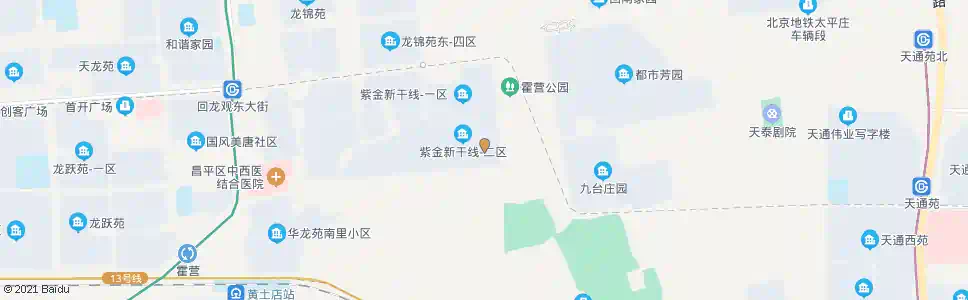 北京霍家营社区东站_公交站地图_北京公交_妙搜公交查询2025