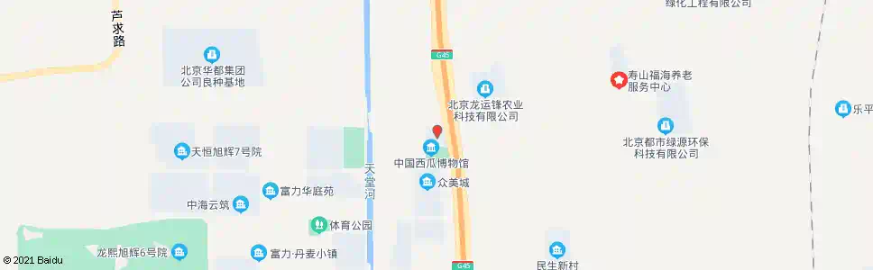 北京庞各庄_公交站地图_北京公交_妙搜公交查询2025