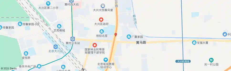 北京大兴桥北_公交站地图_北京公交_妙搜公交查询2025
