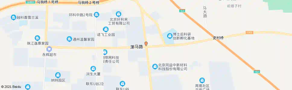 北京漷马路口_公交站地图_北京公交_妙搜公交查询2025
