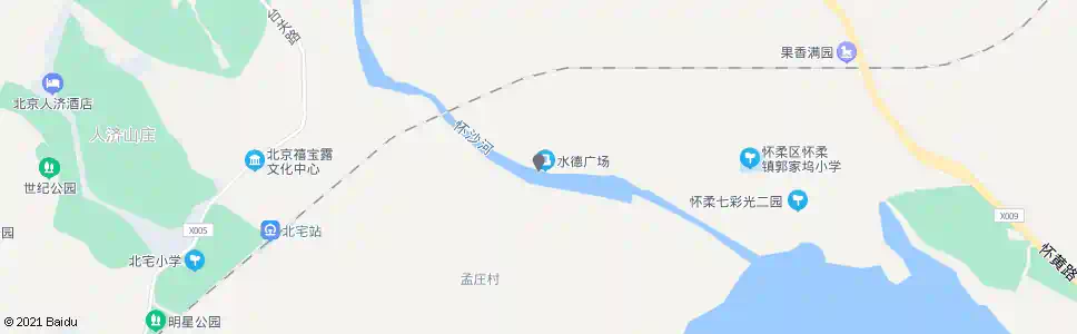 北京红军庄_公交站地图_北京公交_妙搜公交查询2025