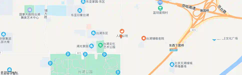 北京台湖东街_公交站地图_北京公交_妙搜公交查询2025