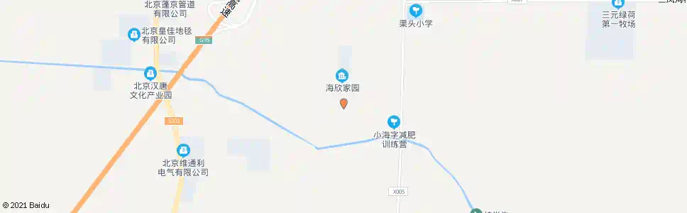 北京小海子村_公交站地图_北京公交_妙搜公交查询2025
