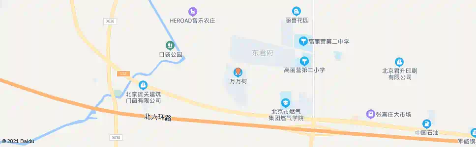北京万万树小区_公交站地图_北京公交_妙搜公交查询2025