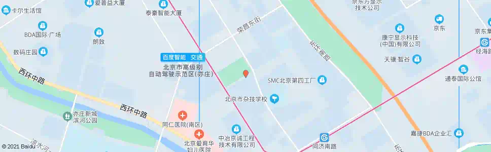 北京景园街_公交站地图_北京公交_妙搜公交查询2025