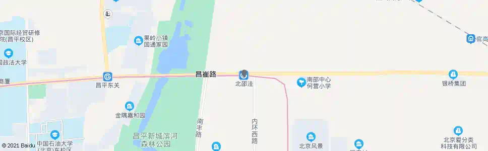 北京北邵洼站_公交站地图_北京公交_妙搜公交查询2025
