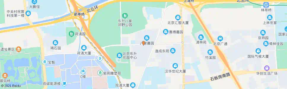 北京八家嘉园_公交站地图_北京公交_妙搜公交查询2025
