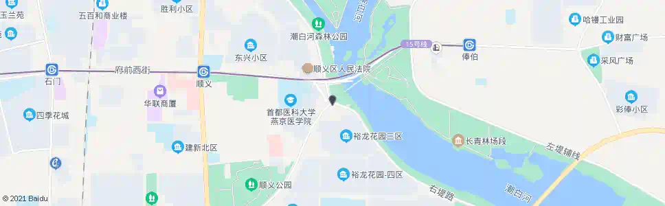 北京顺义东大桥环岛_公交站地图_北京公交_妙搜公交查询2025