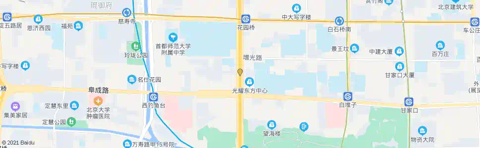 北京航天桥北(南行)_公交站地图_北京公交_妙搜公交查询2025