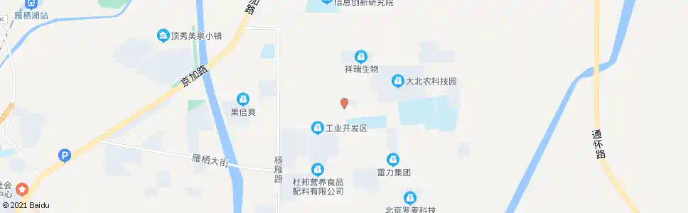 北京雁栖东二路_公交站地图_北京公交_妙搜公交查询2025