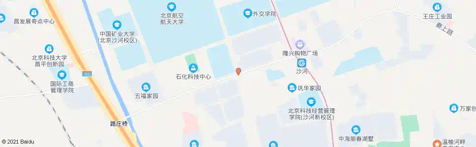 北京北沙河中路南口_公交站地图_北京公交_妙搜公交查询2025