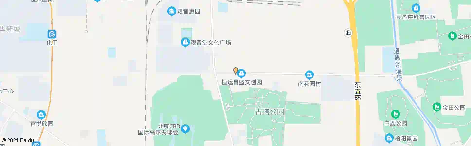 北京观音堂东_公交站地图_北京公交_妙搜公交查询2025