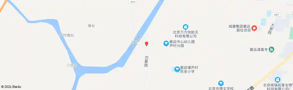 北京芦村北_公交站地图_北京公交_妙搜公交查询2025