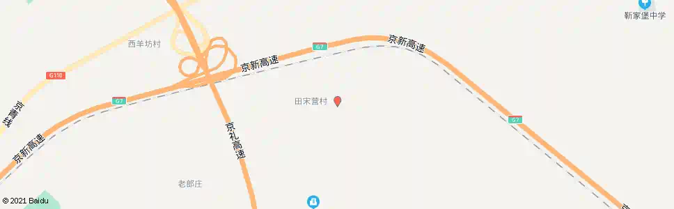 北京田宋营_公交站地图_北京公交_妙搜公交查询2025
