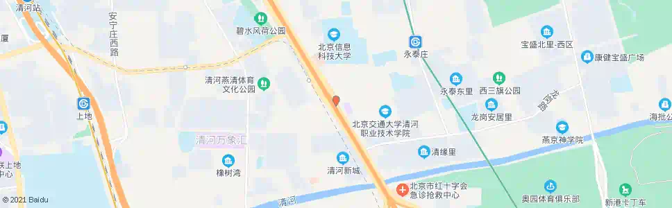北京清河(北)_公交站地图_北京公交_妙搜公交查询2025