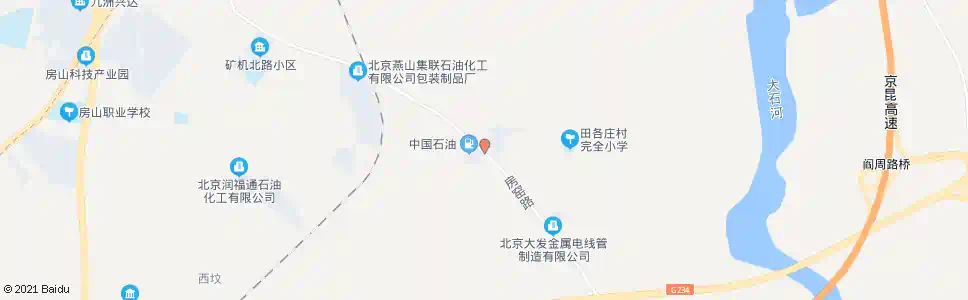 北京田各庄村口_公交站地图_北京公交_妙搜公交查询2025