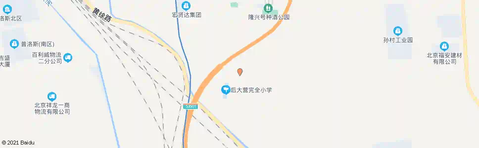 北京后大营北口_公交站地图_北京公交_妙搜公交查询2025