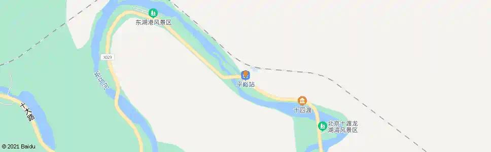 北京上白峪_公交站地图_北京公交_妙搜公交查询2025
