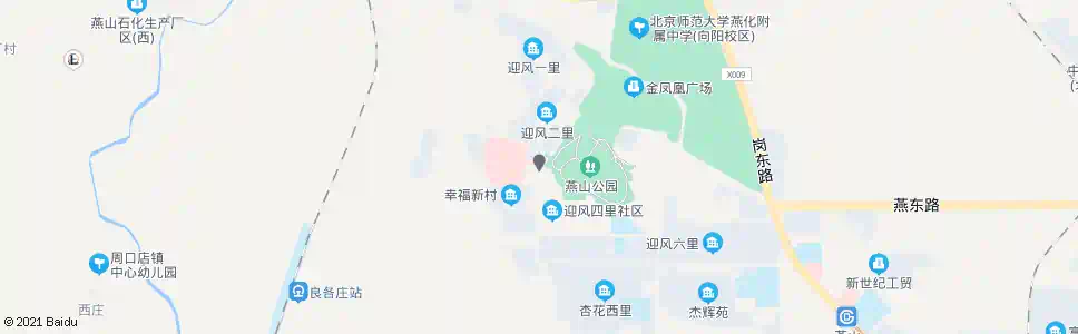 北京燕化前进副食_公交站地图_北京公交_妙搜公交查询2025