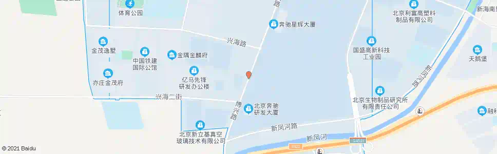 北京北京奔驰_公交站地图_北京公交_妙搜公交查询2025