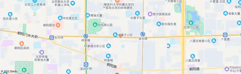 北京水碓子_公交站地图_北京公交_妙搜公交查询2025