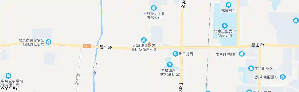 北京范各庄_公交站地图_北京公交_妙搜公交查询2025