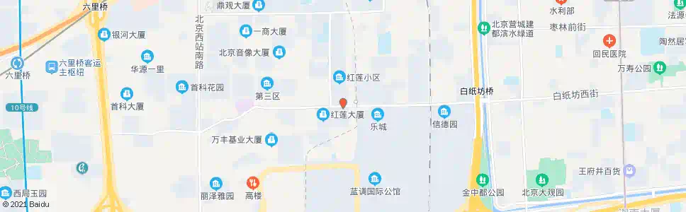 北京红莲南里_公交站地图_北京公交_妙搜公交查询2025