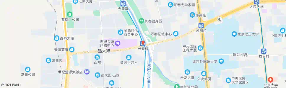 北京长春桥_公交站地图_北京公交_妙搜公交查询2025