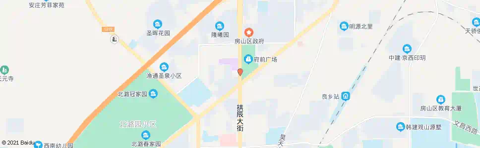 北京良乡北关_公交站地图_北京公交_妙搜公交查询2025
