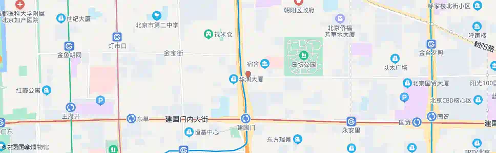 北京光华中路_公交站地图_北京公交_妙搜公交查询2025