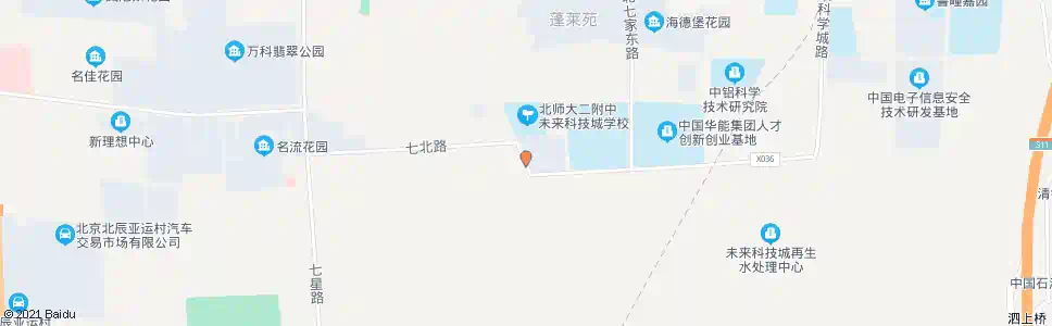北京海鶄落东站_公交站地图_北京公交_妙搜公交查询2025